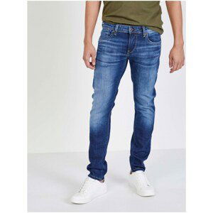 Blue Men's Straight Fit Jeans Jeans Hatch - Men