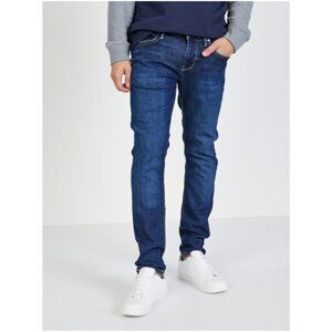 Blue Men's Straight Fit Jeans Jeans Hatch - Men