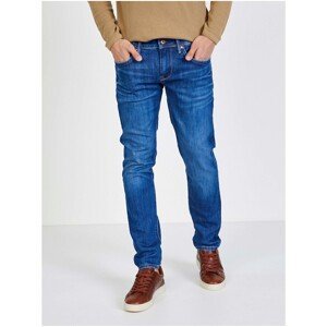 Blue Men's Straight Fit Jeans Jeans Hatch - Men