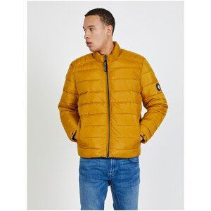 Mustard Men's Quilted Jacket Pepe Jeans Heinrich - Men's