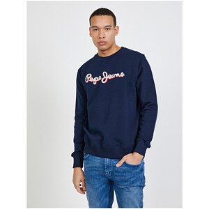 Dark blue men's sweatshirt Pepe Jeans Lamont - Mens