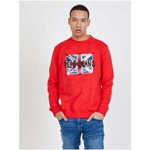 Red Men's Sweatshirt Pepe Jeans Jared - Men