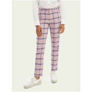 Pink Women's Plaid Pants Scotch & Soda - Women