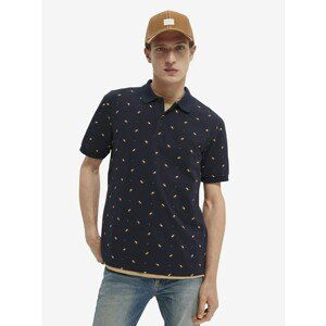 Dark Blue Men's Patterned T-Shirt Scotch & Soda - Men's