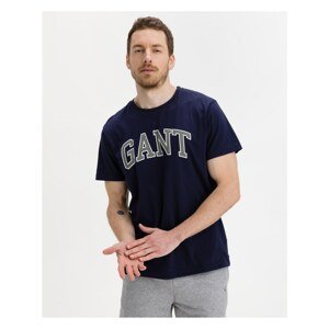Dark blue men's T-shirt GANT Arch Outline - Men's