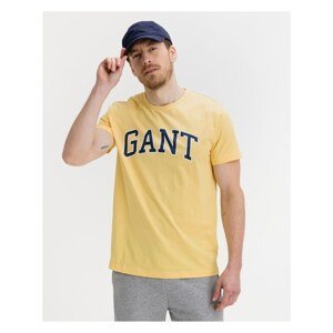 Yellow Men's T-Shirt GANT Arch Outline - Men