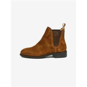 Brown Women Suede Ankle Boots GANT Ainsley - Women