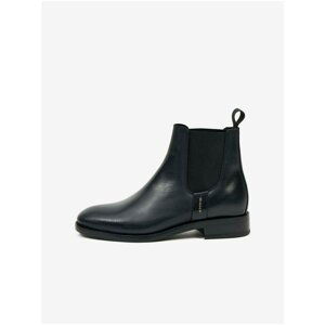 Black Women Leather Ankle Boots GANT Fayy - Women