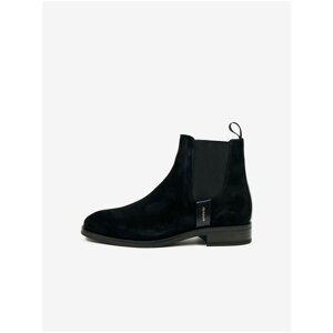 Black Women Suede Ankle Boots GANT Fayy - Women