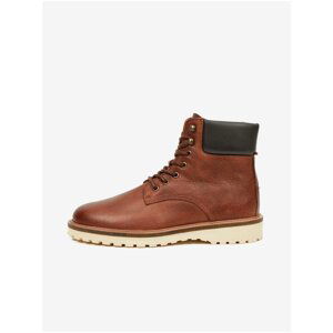 Brown Men Leather Ankle Boots GANT Roden - Men