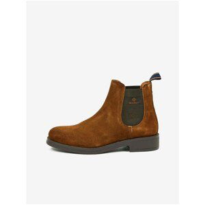 Brown Men's Suede Ankle Boots GANT Brookly - Men