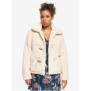 Cream Jacket with Collar Roxy - Women