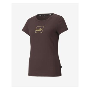 Dark Brown Women's T-Shirt Puma Holiday - Women