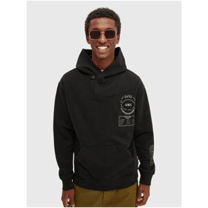 Black Men's Hoodie Scotch & Soda - Men's