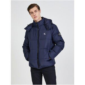 Dark Blue Men's Quilted Jacket Calvin Klein Essentials - Men