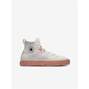 Cream Unisex Ankle Sneakers Converse Renew Chuck Taylor All - unisex