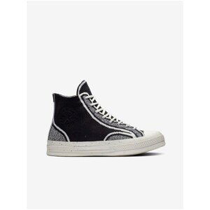 White-Black Unisex Ankle Sneakers Converse Renew Chuck 70 Knit - Unisex