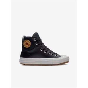 Black Boys Ankle Leather Sneakers KID Converse Chuck Taylor A - Unisex