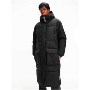 Black Men's Quilted Winter Coat Calvin Klein - Men's