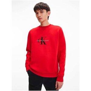 Red Men's Sweatshirt Calvin Klein Jeans - Men