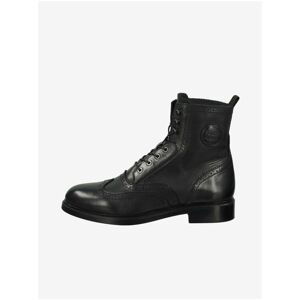 Black Men's Leather Ankle Boots Scotch & Soda - Men's