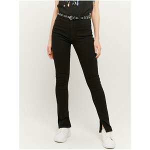 Black Skinny Fit Jeans with Slit TALLY WEiJL - Women