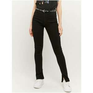 Black skinny fit jeans with slit TALLY WEiJL - Women