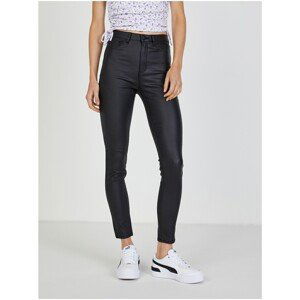 Black Women's Leatherette Skinny Fit Pants TALLY WEiJL - Women