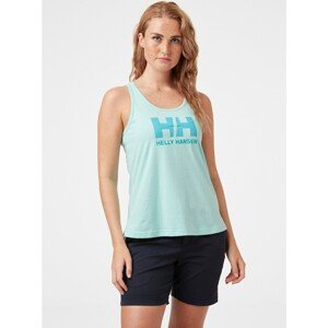 Light green women's tank top with PRINT HELLY HANSEN - Women