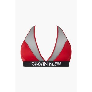 Calvin Klein Red Swimsuit Top High Apex Triangle-RP - Women