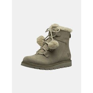 Khaki Women Leather Ankle Winter Boots HELLY HANSEN - Women