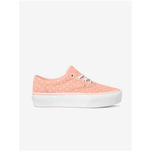 Pink Women's Leather Polka Dot Sneakers VANS - Women