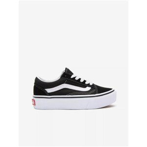 White-black boys suede shoes VANS Old Skool Platfor - unisex