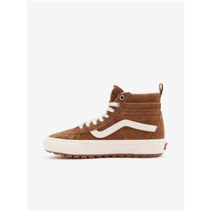 Brown Women Suede Ankle Boots VANS Sk8-Hi - Women