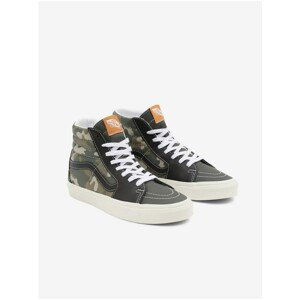 Khaki patterned sneakers on the platform VANS - unisex