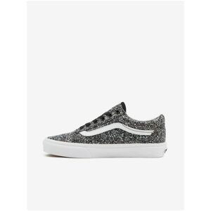 Black Women Patterned Shoes VANS Old Skool - Women