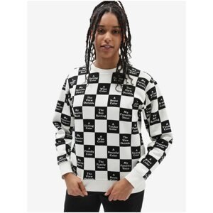 Creamy-Black Women's Plaid Sweatshirt VANS Checkerboard - Women