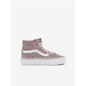 Old Pink Women's Ankle Suede Polka Dot Shoes VANS Filmo - Women