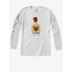 White Men's T-Shirt with PRINT VANS Flores - Men