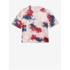 Pink Women's Batik T-Shirt VANS Interrupt - Women