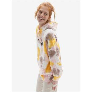 Yellow-Pink Women's Batik Hoodie VANS Mascy Grunge - Women