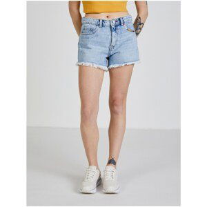 TALLY WEiJL Light Blue Women's Denim Shorts with Decorative Details TALLY WE - Women