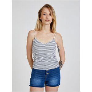 White Women's Striped Tank Top TALLY WEiJL - Women