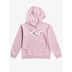 Pink Girls' Patterned Hoodie Roxy Indian Poem - Unisex