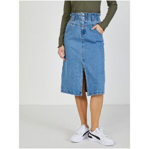 Blue denim skirt VILA Mila - Women