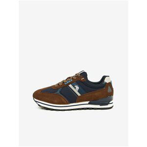 Brown-blue men's suede shoes U.S. Polo Assn. - Men's