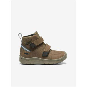 Brown Kids Leather Waterproof Keen Hikeport II Strap - Unisex