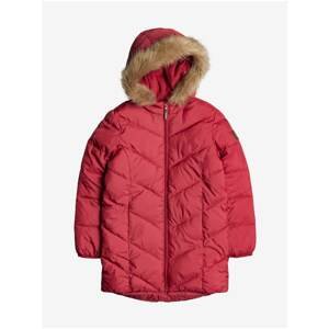 Red Girls' Winter Jacket Roxy - Unisex