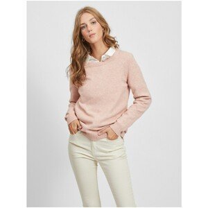 Light pink sweater VILA Ril - Women