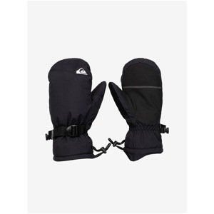 Black Children's Sports Winter Gloves Mittens Quiksilver - unisex